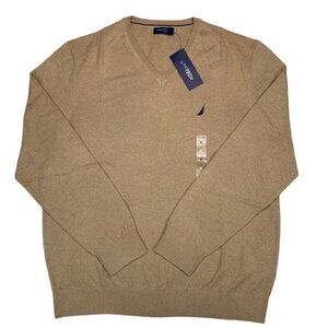 Nautica Mens Navtech V-Neck Sweater Size XL